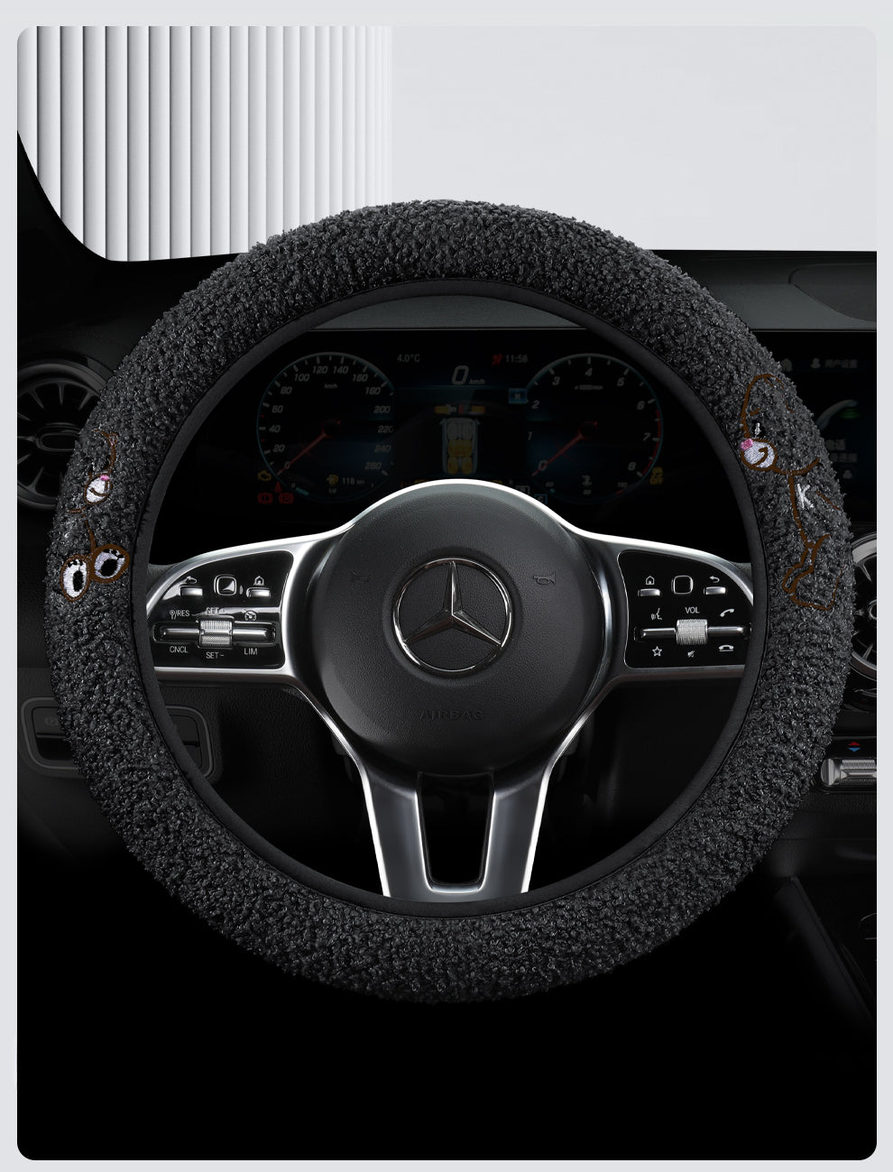 The Teddy Grip Soft Wheel Cover | Cloud Collection